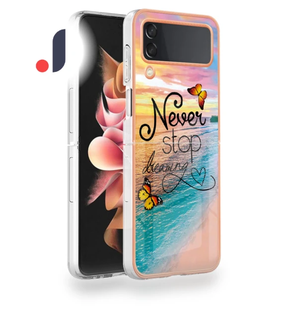 Case with IMD Marble Flower Pattern — Flip Cases, Smartwatch 2025