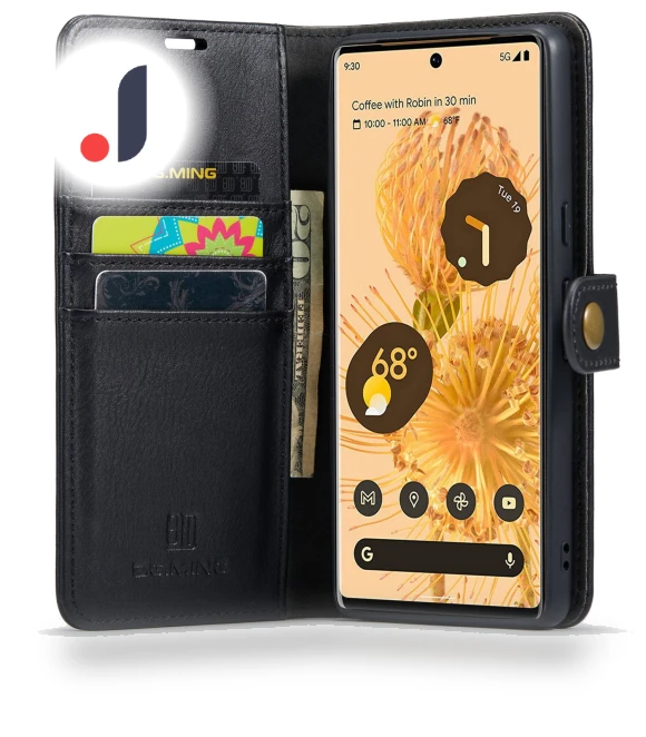 Detachable 2-in-1 Phone Case Split Leather Wallet Stand — Basic Cases, Smartwatch 2025