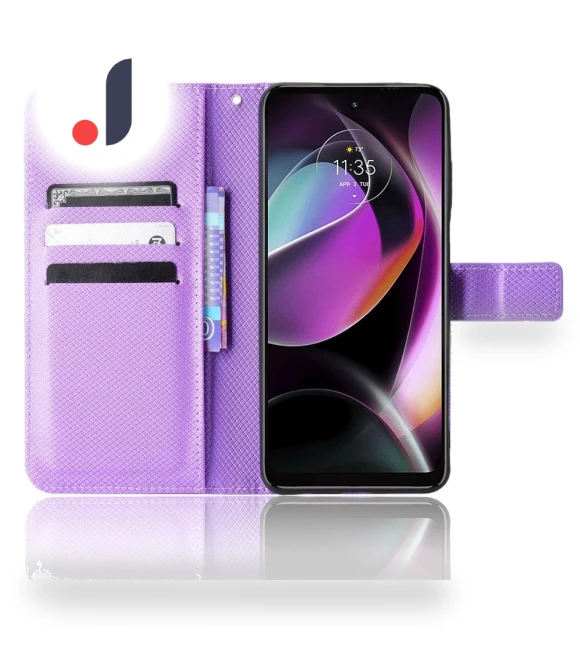 Diamond Texture Mobile Phone Stand PU Leather Phone Case Wallet Shell with Strap — Basic Cases, Smartwatch 2025