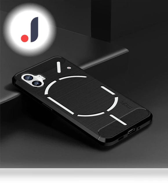 Drop-proof Carbon Fiber Texture Soft TPU Back Cover — Basic Cases, Smartwatch 2025