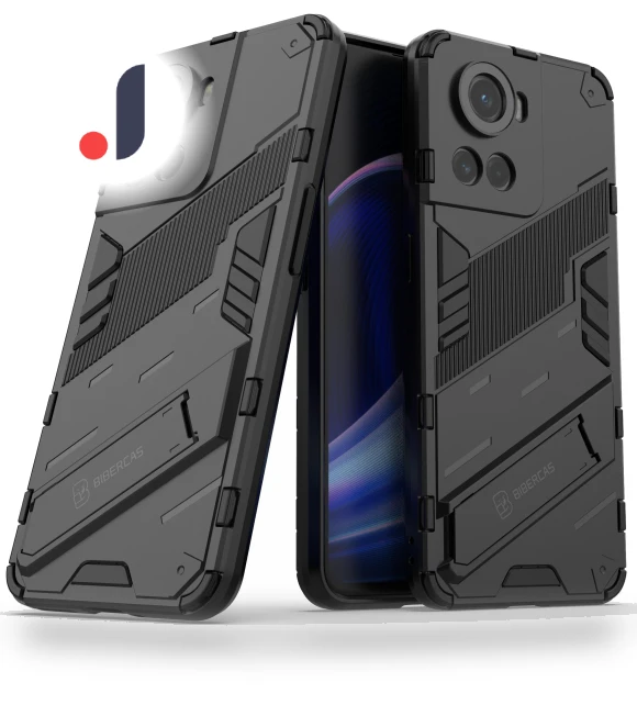 Dual-Layer TPU+PC Combination Shock Absorption Cover with Kickstand — Protective Cases, Smartwatch 2025