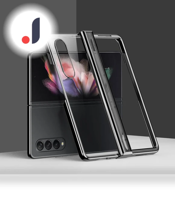 Electroplating Folding Phone Case with Side Hinge Protection — Basic Cases, Smartwatch 2025