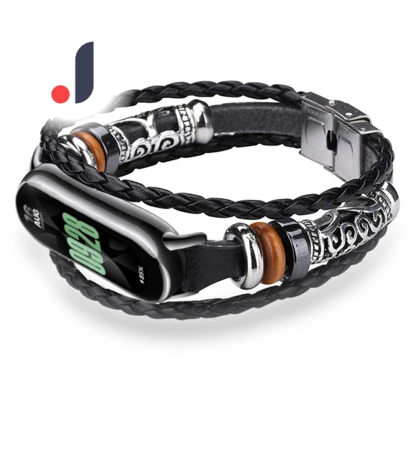 Ethnic Style Beaded Retro Watch Strap — Fitness Bands, Smartwatch 2025