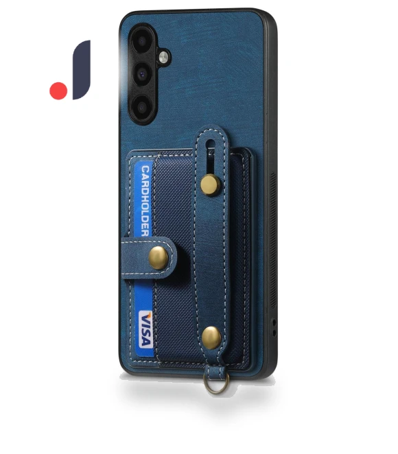 Leather Coated Case with Wristband and Card Slots — Back Covers, Smartwatch 2025