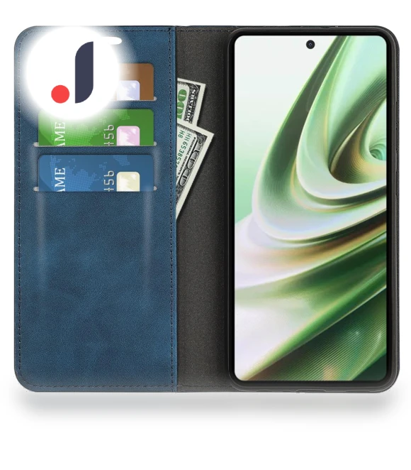 Magnetic Auto-Closing Book Case with Leather Feel and Stand — Phone Accessories, Smartwatch 2025