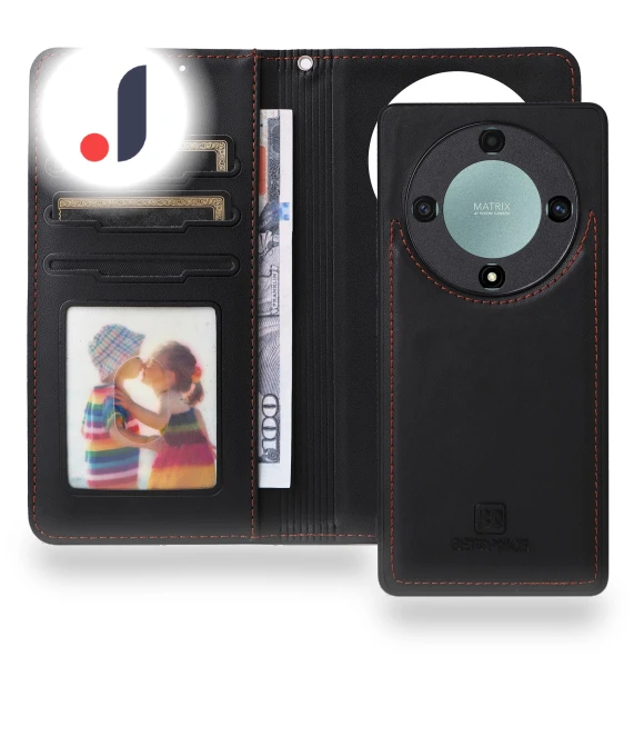 Magnetic Detachable PU Leather Phone Cover with Strap — Smartwatch Protectors, Smartwatch 2025