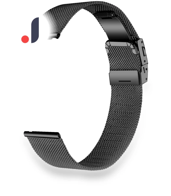 Metal Watch Strap Milanese Mesh Wrist Band with Folding Buckle — Bands, Smartwatch 2025