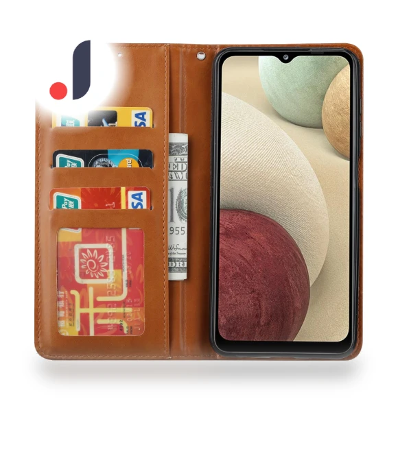 Outer Card Slot PU Leather Case — Phone Accessories, Smartwatch 2025