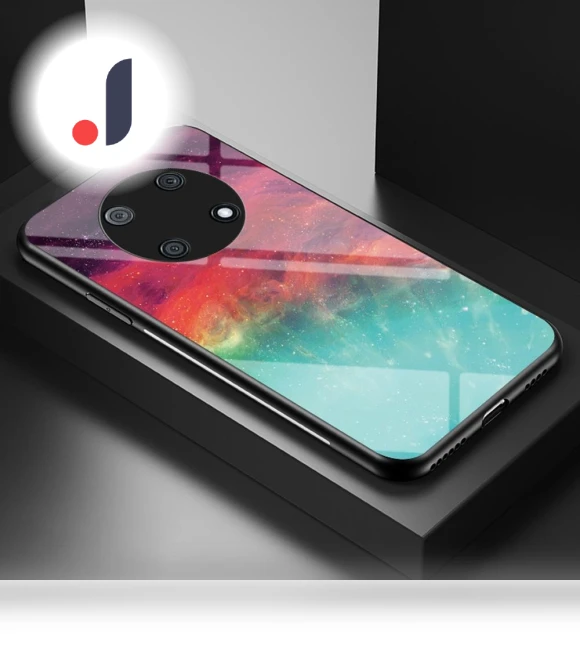 Painting Starry Sky Pattern Tempered Glass Case — Phone Accessories, Smartwatch 2025