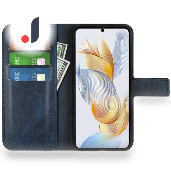Phone Shell Calf Texture Leather Cover Stand Wallet Case — Smartwatch Protectors, Smartwatch 2025