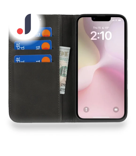 PU Leather Calf Textured Magnetic Closing Smart Phone Cover — Flip Cases, Samrtwatch Bands Straps