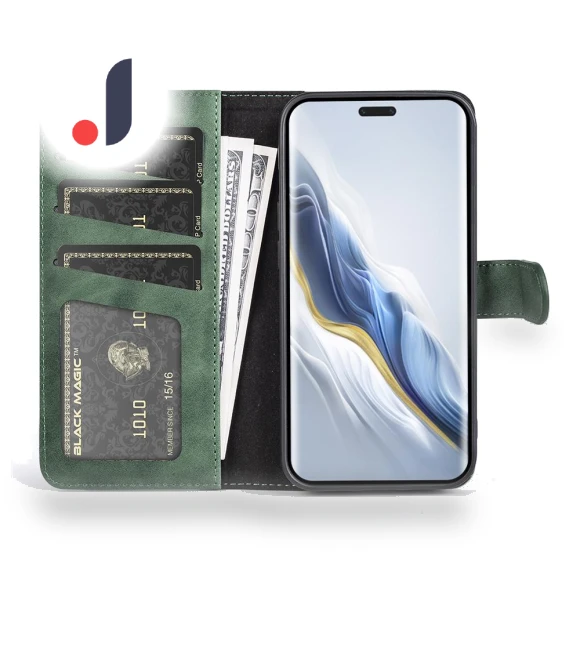 PU Leather Color Splicing Wallet Phone Cover — Smartwatch Protectors, Smartwatch 2025