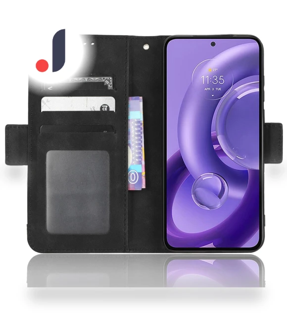 PU Leather Multiple Card Slots Cover with Side Magnetic Clasp and Phone Stand — Flip Cases, Smartwatch 2025
