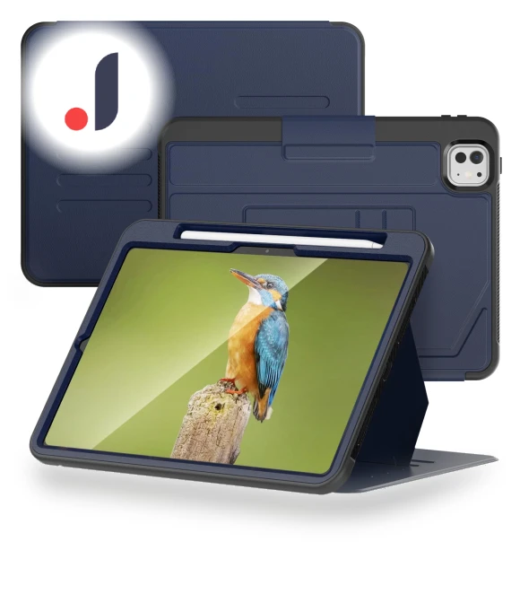 PU Leather Tablet Case with Card Holder — Keyboard Cases, Smartwatch 2025