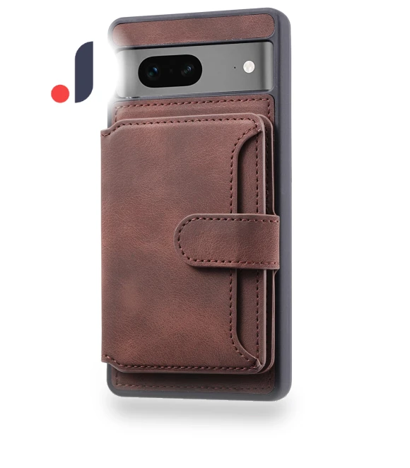 RFID Blocking Leather+TPU Anti-drop Phone Case with Kickstand — Screen Protectors, Smartwatch 2025