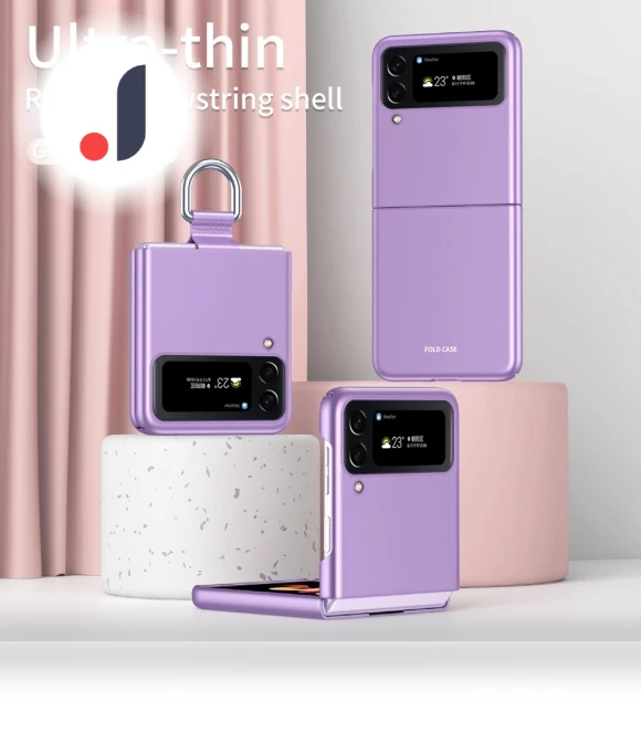 Ribbon Metal Ring Holder Ultra-slim Anti-fingerprint Hard PC Cell Phone Case Cover — Basic Cases, Smartwatch 2025