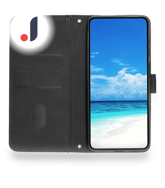 Wallet Stand Cover Heart Shape Phone Leather Case with Shoulder Strap — Phone Accessories, Smartwatch 2025