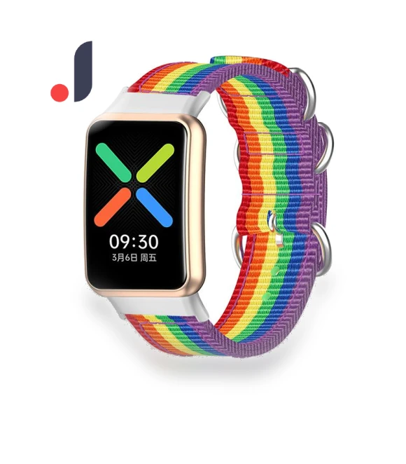 Adjustable Nylon Bracelet Smart Watch Band — Bands, Smartwatch 2025