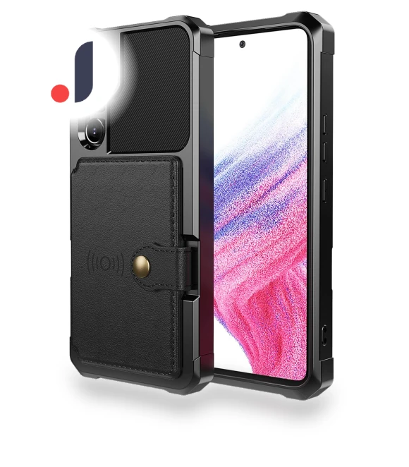 All-round Shockproof PU Leather Coated TPU Case with Card Holder and Kickstand — Bumpers, Smartwatch 2025