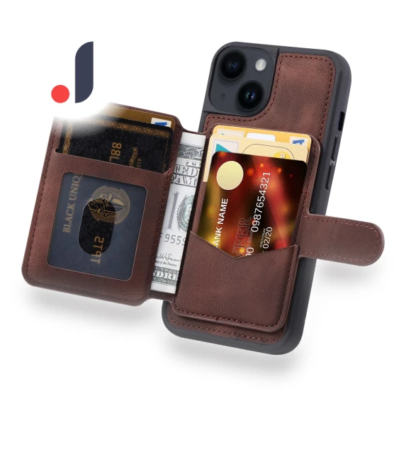 Anti-drop Leather Coated TPU Phone Case with Kickstand — Bumpers, Smartwatch 2025