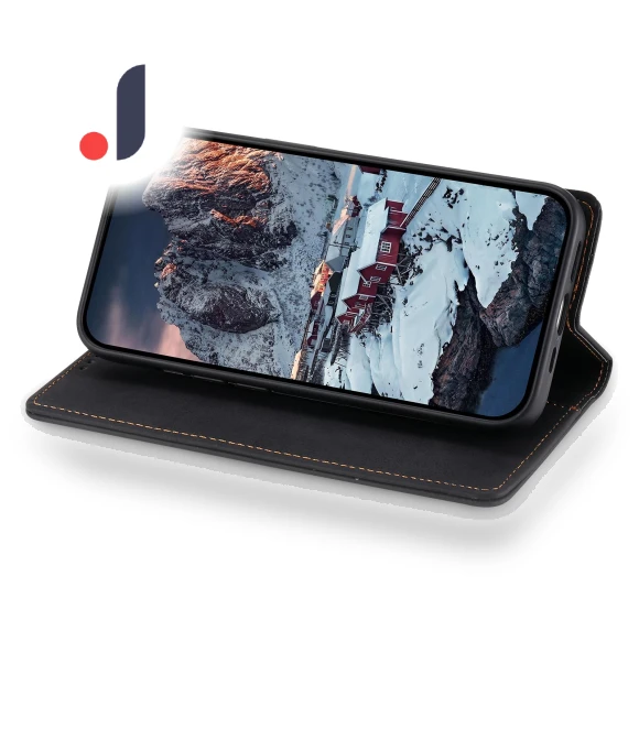 Business Solid Color Leather Phone Case — Smartwatch Protectors, Smartwatch 2025