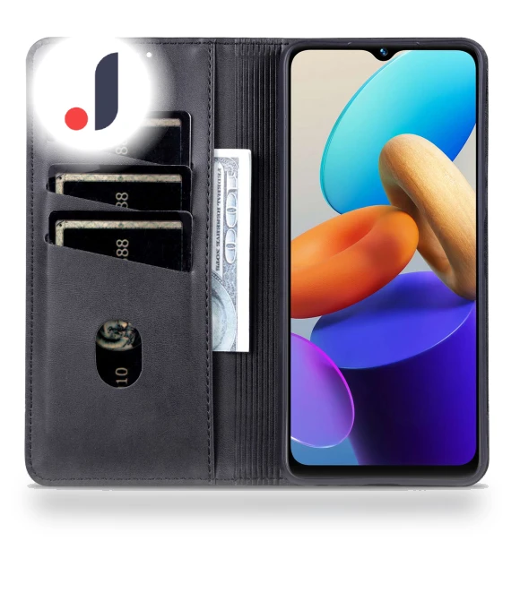 Cowhide Texture PU Leather Case with Wallet Stand — Flip Cases, Smartwatch 2025