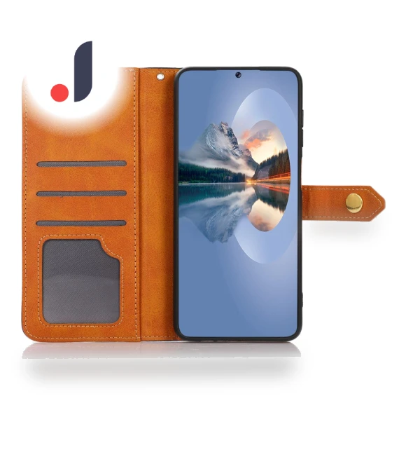 Golden Magnetic Buckle Phone Cover — Phone Accessories, Smartwatch 2025