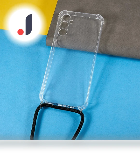 HD Clear Four Corner Anti-collision Soft TPU Case with Lanyard — Screen Protectors, Smartwatch 2025