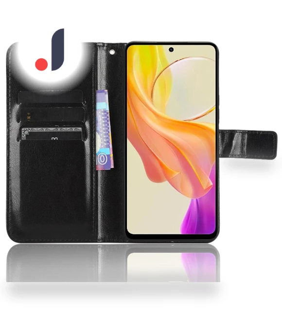 Leather Case Wallet Phone Cover — Basic Cases, Smartwatch 2025