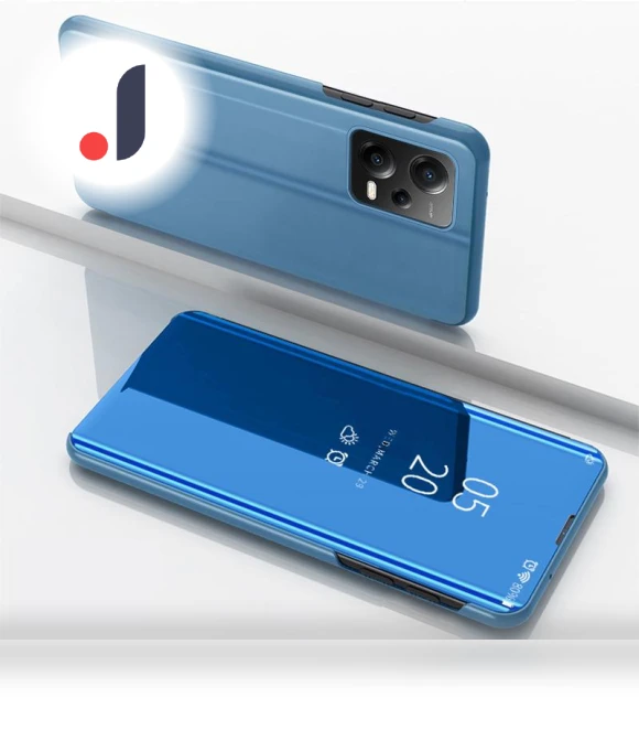 Leather Phone Case with Stand and Mirror Surface — Phone Accessories, Smartwatch 2025