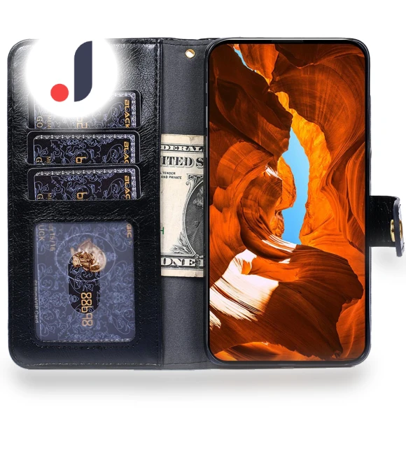 Leather Wallet Case with Zipper — Phone Accessories, Smartwatch 2025