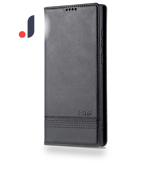 Magnetic Auto-absorbed PU Leather Cover Stand Wallet Folio Flip Phone Case — Flip Cases, Smartwatch 2025