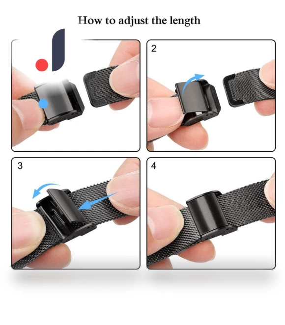 Milanese Fine Mash Smart Watch Band — Bands, Smartwatch 2025