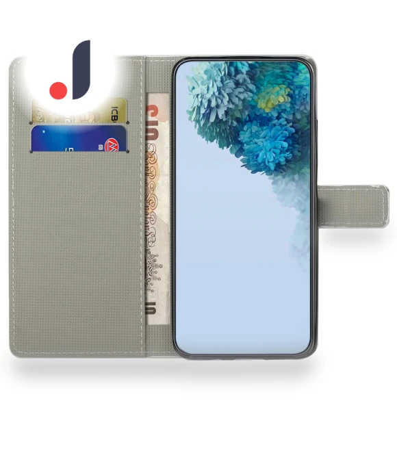 PU Leather Pattern Printing Wallet Stand Cover — Phone Accessories, Smartwatch 2025