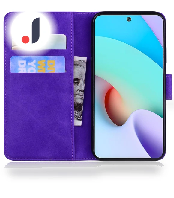 PU Leather Phone Case with Wallet Tiger Pattern Imprinted Stand — Flip Cases, Smartwatch 2025