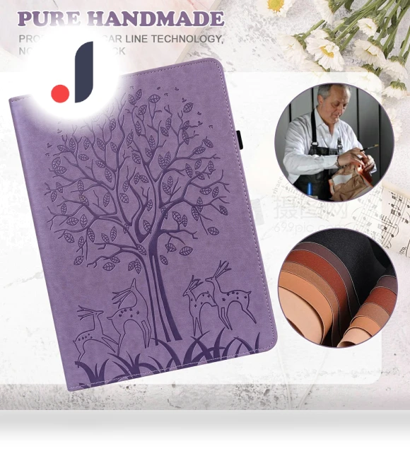 PU Leather Stand Tablet Cover — Protective Cases, Smartwatch 2025