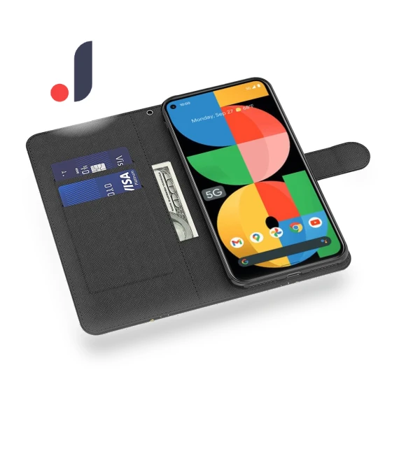 PU Leather Wallet Phone Case with Strap — Flip Cases, Smartwatch 2025