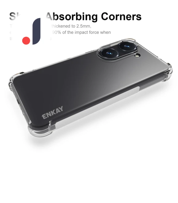 Shockproof Crystal Clear Phone Case — Basic Cases, ENKAY HAT PRINCE