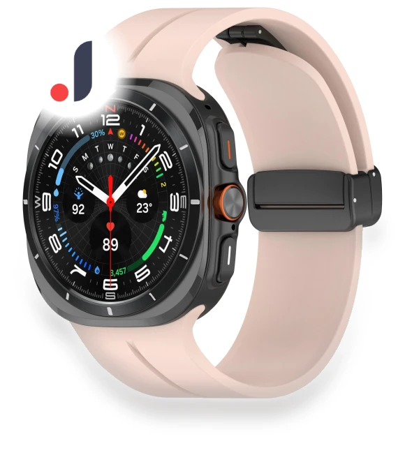 Silicone Watch Band with Magnetic Folding Buckle — Fitness Bands, Smartwatch 2025