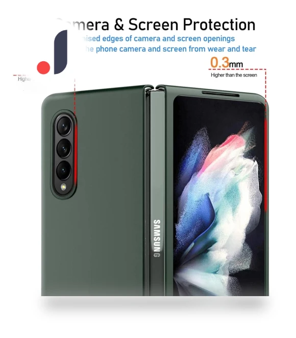 Ultra Slim Rubberized Folding PC Phone Case — Screen Protectors, Smartwatch 2025