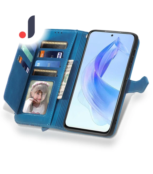 Zipper Wallet Case with Strap Flower Imprint — Basic Cases, Smartwatch 2025