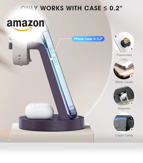 3 in 1 Wireless Charging Station — Chargers, SHEN ZHEN GTL TECHNOLOGY CO .,LTD