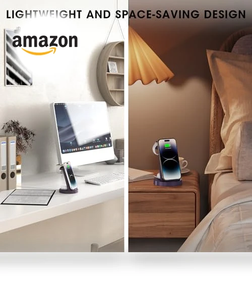 3 in 1 Wireless Charging Station — Chargers, SHEN ZHEN GTL TECHNOLOGY CO .,LTD
