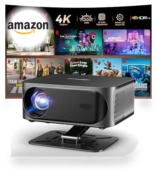 4K Outdoor Projector with WiFi and Bluetooth — Home Theater Projectors, iSinbox
