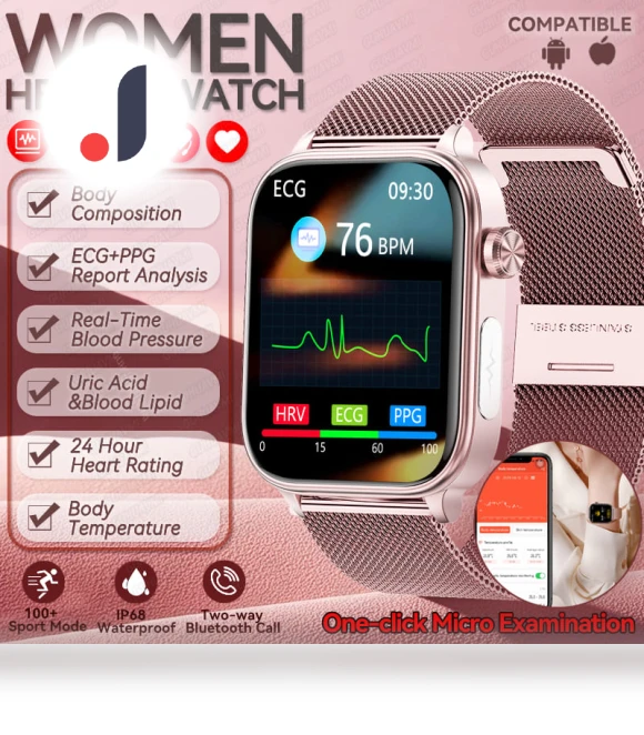 AI Health Smartwatch for Women — Smartwatches, ElectronicsHome