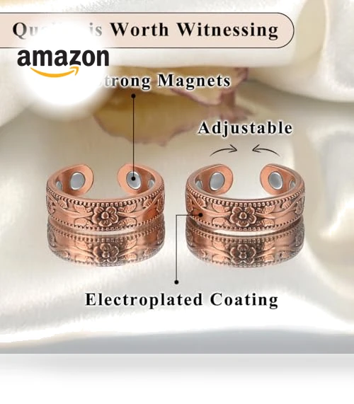 Copper Magnetic Ring — Statement, Vicmag