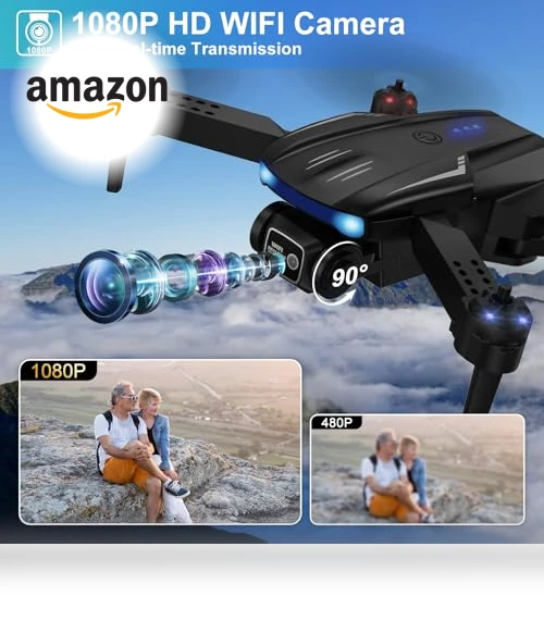 Foldable FPV Drone with 1080P HD Camera — Drones, X-shop