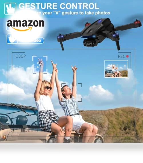 Foldable FPV Drone with 1080P HD Camera — Drones, X-shop