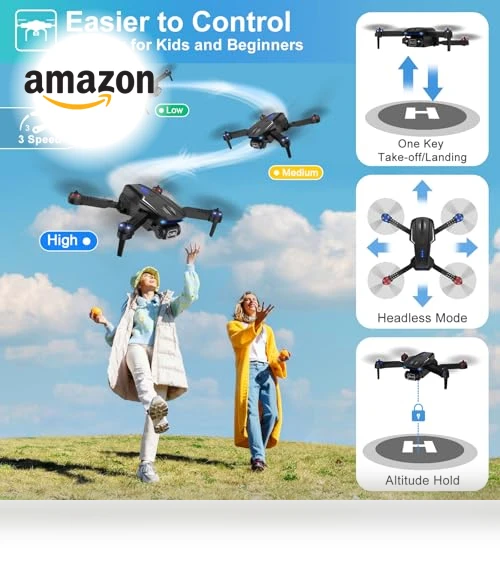 Foldable FPV Drone with 1080P HD Camera — Drones, X-shop