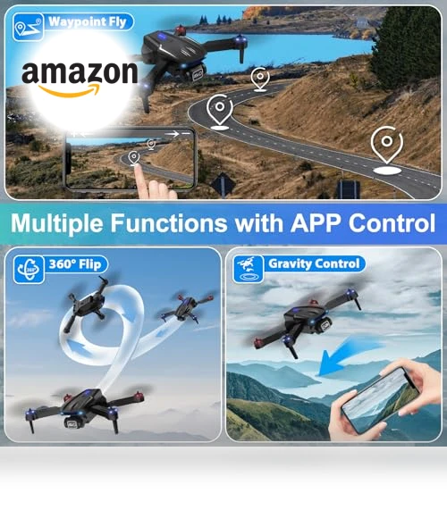 Foldable FPV Drone with 1080P HD Camera — Drones, X-shop